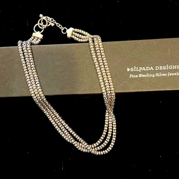 Silpada Vintage Sterling Silver Multi-strand Popcorn 18 Inch Necklace Price Firm - Picture 10 of 11